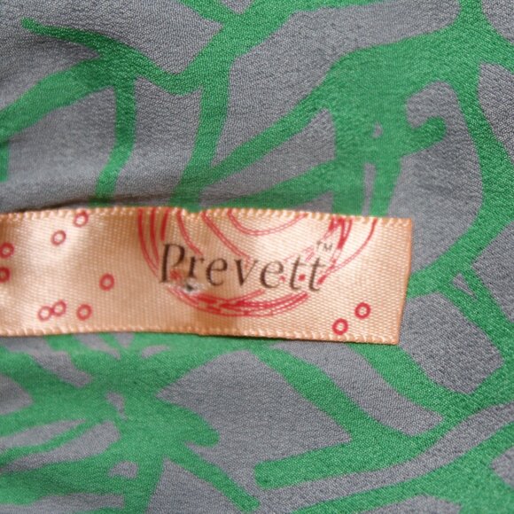 SALE Prevett Criss Cross Back Green Gray Lightweight Dress Small S Pre-Loved - Picture 14 of 15